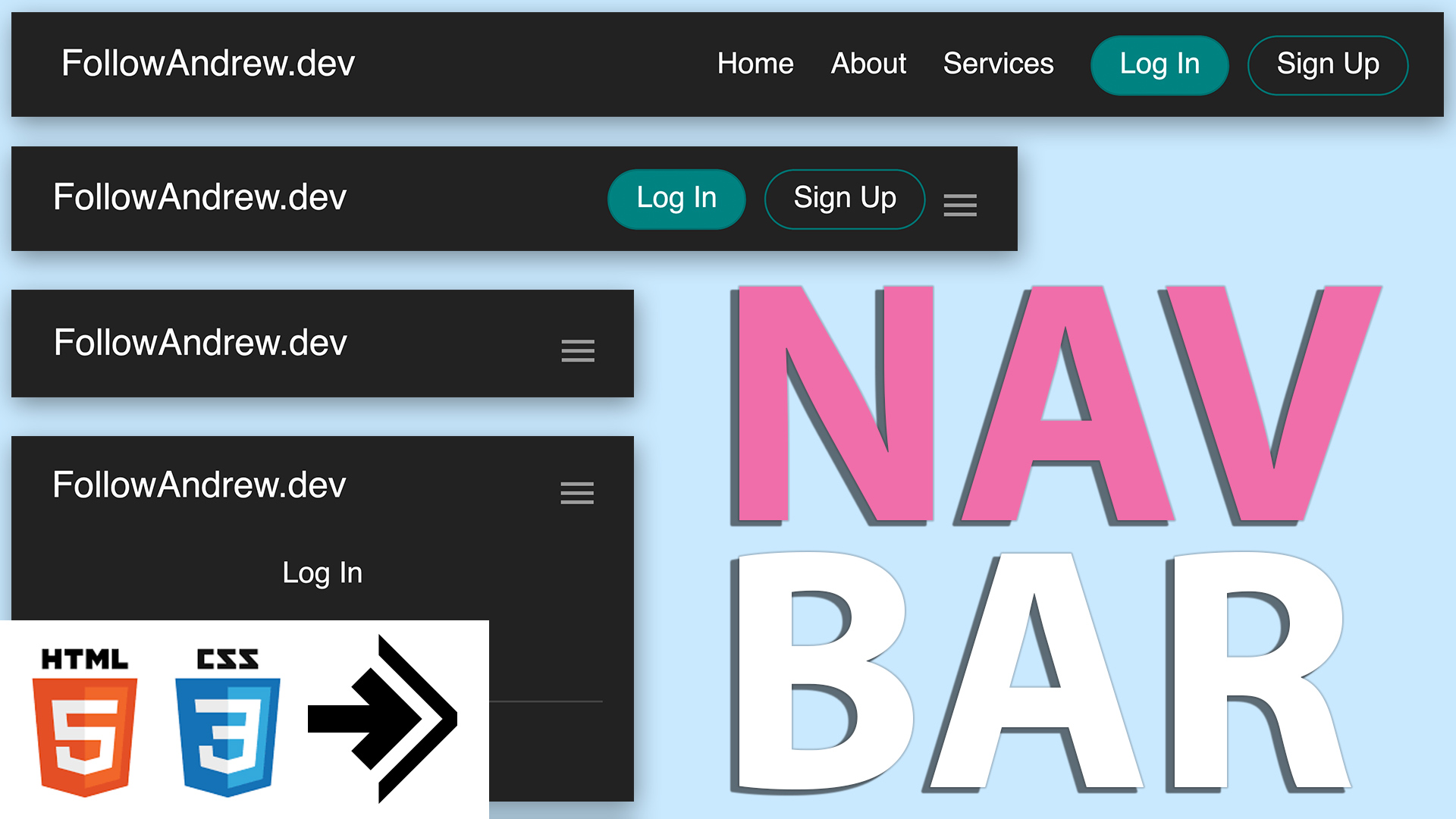 how-to-make-navbar-html-css